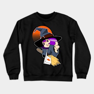 Halloween Witch Crewneck Sweatshirt